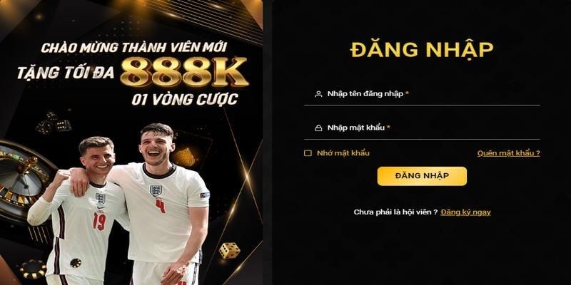 Hướng dẫn 888B đăng ký tài khoản cá cược