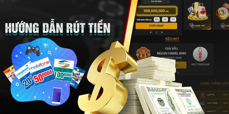 Rút bằng thẻ game, thẻ cào giúp người dùng không bị lộ thông tin